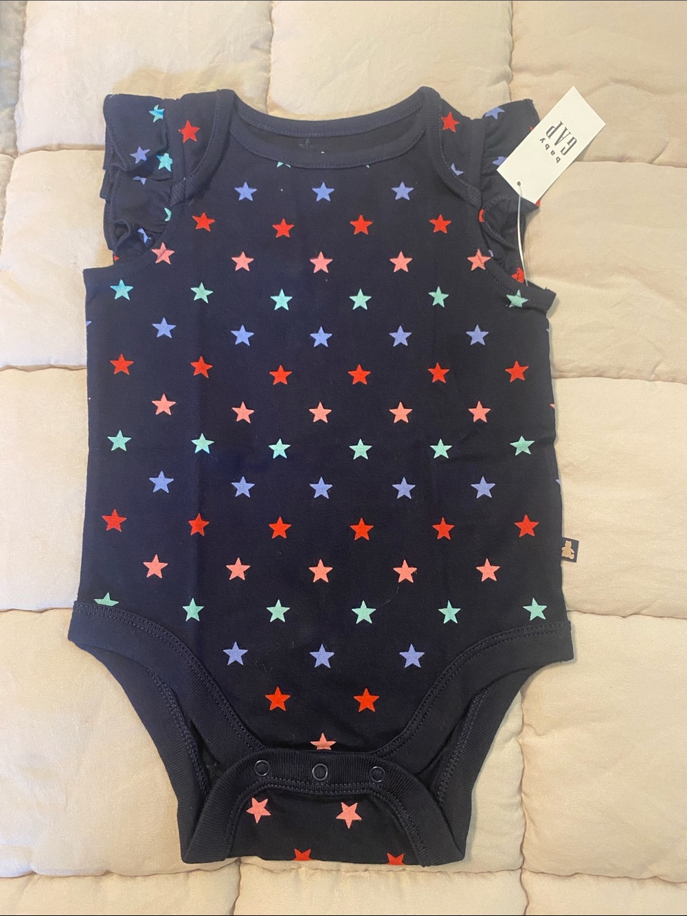 GAP Navy One-Piece with Multicolor Stars